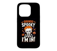 Funny Irish Skeleton With Red Hair Sounds Spooky Im In Treat Case for iPhone 15 Pro