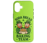 Funny Irish Soda Bread Baking Crew St-Patrick Food Lover Case for iPhone 16