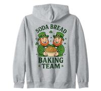 Funny Irish Soda Bread Baking Crew St-Patrick Food Lover Zip Hoodie