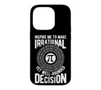 Funny Irrational Decision Making Pi Case for iPhone 14 Pro