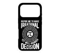 Funny Irrational Decision Making Pi Case for iPhone 17 Pro