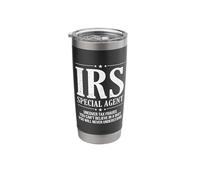 Funny IRS Special Agent Stainless Steel Insulated Tumbler