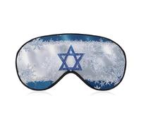 Funny Israel Flag Soft Sleep Eye Mask Effective Light Blocking Blindfold Night Masks for Sleeping Travel