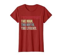 Funny IT Guy, and Support for tech, Myth, Legend Programmer T-Shirt, Women, Cranberry Red, X-Large