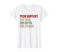 Funny IT Guy, and Support for tech, Myth, Legend Programmer T-Shirt, Women, White, Large