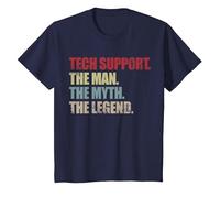 Funny IT Guy, and Support for tech, Myth, Legend Programmer T-Shirt, Youth, Navy Blue, 4T