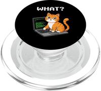 Funny IT Programmer Cat Sudo Rm -rf Computer Science Nerd PopSockets PopGrip for MagSafe