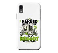 Funny IT Service Desk Information Technology Job Career Men Case for iPhone XR