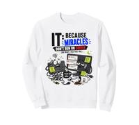 Funny IT Service Desk Information Technology Job Career Men Sweatshirt