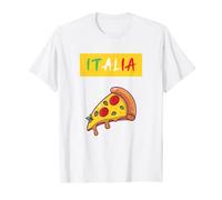 Funny Italia Flag Italy Italian pizza Gift T-Shirt