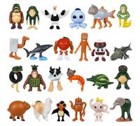 Funny Italian Brainrot Animal Figures Set Tung Tung Tung Sahur Figures Creative Wooden Stick Style Collectible Ornaments Tralalero-Inspired Desktop Decorations for Home Office Decor Gifts-style L