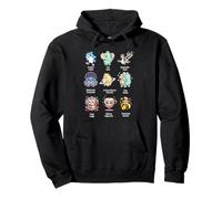 Funny Italian Brainrot Meme Compilation Kawaii Characters Pullover Hoodie