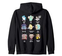 Funny Italian Brainrot Meme Compilation Kawaii Characters Zip Hoodie