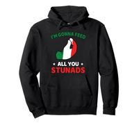Funny Italian Food Family Pride Humor Gag Shirts with Saying Pullover Hoodie
