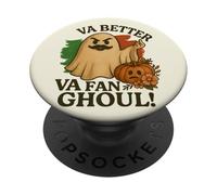 Funny Italian Ghost Va Fan Ghoul Retro Spooky Halloween PopSockets Adhesive PopGrip