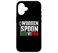 Funny Italian Shirts - Wooden Spoon Survivor teeshirt Case for iPhone 16