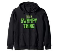 Funny It's A Swampy Thing Monsters Swamp Lovers gift Zip Hoodie
