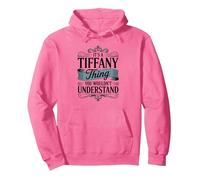 Funny It's a Tiffany Thing You Wouldn't Understand Tiffany Pullover Hoodie, Adult Unisex, Bright Pink, X-Large