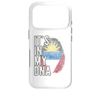 Funny it's in my DNA Antigua and Barbuda flag Fingerprint Case for iPhone 17 Pro