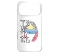 Funny it's in my DNA Antigua and Barbuda flag Fingerprint Case for iPhone 17 Pro Max
