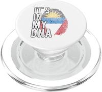 Funny it's in my DNA Antigua and Barbuda flag Fingerprint PopSockets PopGrip for MagSafe