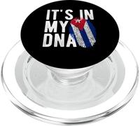 Funny it's in my DNA Cuba flag Fingerprint PopSockets PopGrip for MagSafe