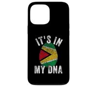 Funny it's in my DNA Guyana flag Fingerprint Case for iPhone 13 Pro Max