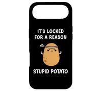 Funny It's Locked For A Reason Stupid Angry Potato Meme Case for iPhone Air