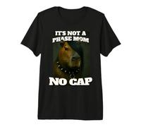 Funny It's Not A Phase Mom No Cap Emo Capybara Meme Premium T-Shirt