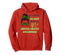 Funny Its Ok Not To Be Ok Mental Health Awareness Support Pullover Hoodie