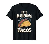 Funny It's Raining Tacos Cartoon Meme T-Shirt