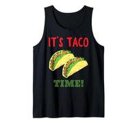 Funny It's Taco Time Cinco De Mayo Tank Top