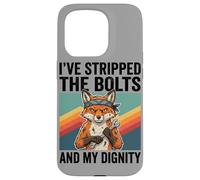 Funny I've Stripped The Bolts And My Dignity Fox Mechanic Case for iPhone 15 Pro