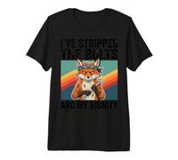 Funny I've Stripped The Bolts and My Dignity Fox Mechanic Premium T-Shirt