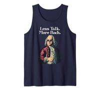 Funny J.S. Bach Less Talk for Baroque Classical Musician Tank Top