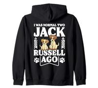 Funny Jack Russell Dog Owner Small Dog Lover Zip Hoodie