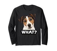 Funny Jack Russell Dog What Mom Dad Kids Long Sleeve T-Shirt