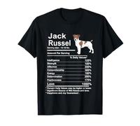 Funny Jack Russell Facts Nutrition Gift Jack Russell T-Shirt