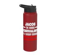 Funny Jacob Saying Human Hangover Jacob Name Stainless Steel Insulated Water Bottle