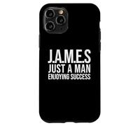 Funny James Just a Man Enjoying Success Christmas James Name Case for iPhone 11 Pro