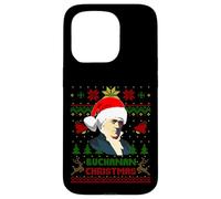 Funny James President Buchanan Christmas Parody Holiday Case for iPhone 15 Pro