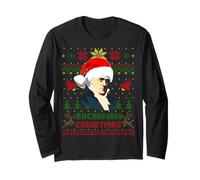 Funny James President Buchanan Christmas Parody Holiday Long Sleeve T-Shirt