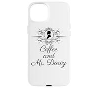 Funny Jane Austen Coffee & Mr. Darcy Fans Literary Book Club Case for iPhone 15 Plus