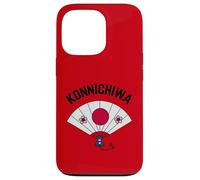 Funny Japanese Fans And Japan Konnichiwa Case for iPhone 13 Pro