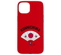 Funny Japanese Fans And Japan Konnichiwa Case for iPhone 15 Plus