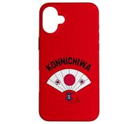 Funny Japanese Fans And Japan Konnichiwa Case for iPhone 16 Plus