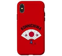 Funny Japanese Fans And Japan Konnichiwa Case for iPhone X/XS