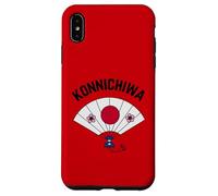 Funny Japanese Fans And Japan Konnichiwa Case for iPhone XS Max