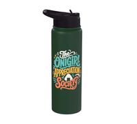 Funny Japanese Food Onigiri Stainless Steel Insulated Water Bottle