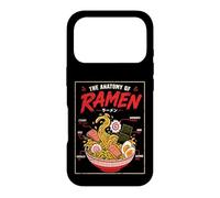 Funny Japanese Ramen Anatomy Noodles Art Illustration Case for iPhone 17 Pro